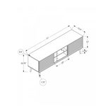 Streamline TV Stand - Black