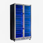 Forno Vernazza 40" Stainless Steel 166 Bottle Dual Zone Wine Cellar (25 Cu. Ft.) - FWCDR6642-40S