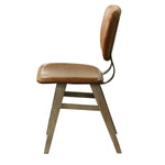 Lamarthe Dining Chair - Tan Brown - Set of Two