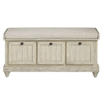 Woodwell Bench - Antique White