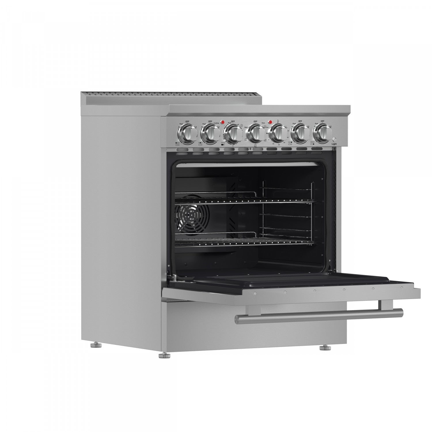 Forno Paolo Stainless Steel Freestanding Electric Range with True Convection (4.38 Cu. Ft.) - FFSEL6011-30