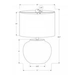 Dalton Table Lamp - Cream