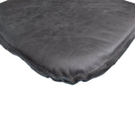 Dovren Leather Cushion Seat - Antique Black