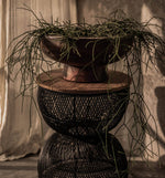 Bayan Wave Side Table - Black