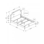 Vivian Queen Bed - Beige