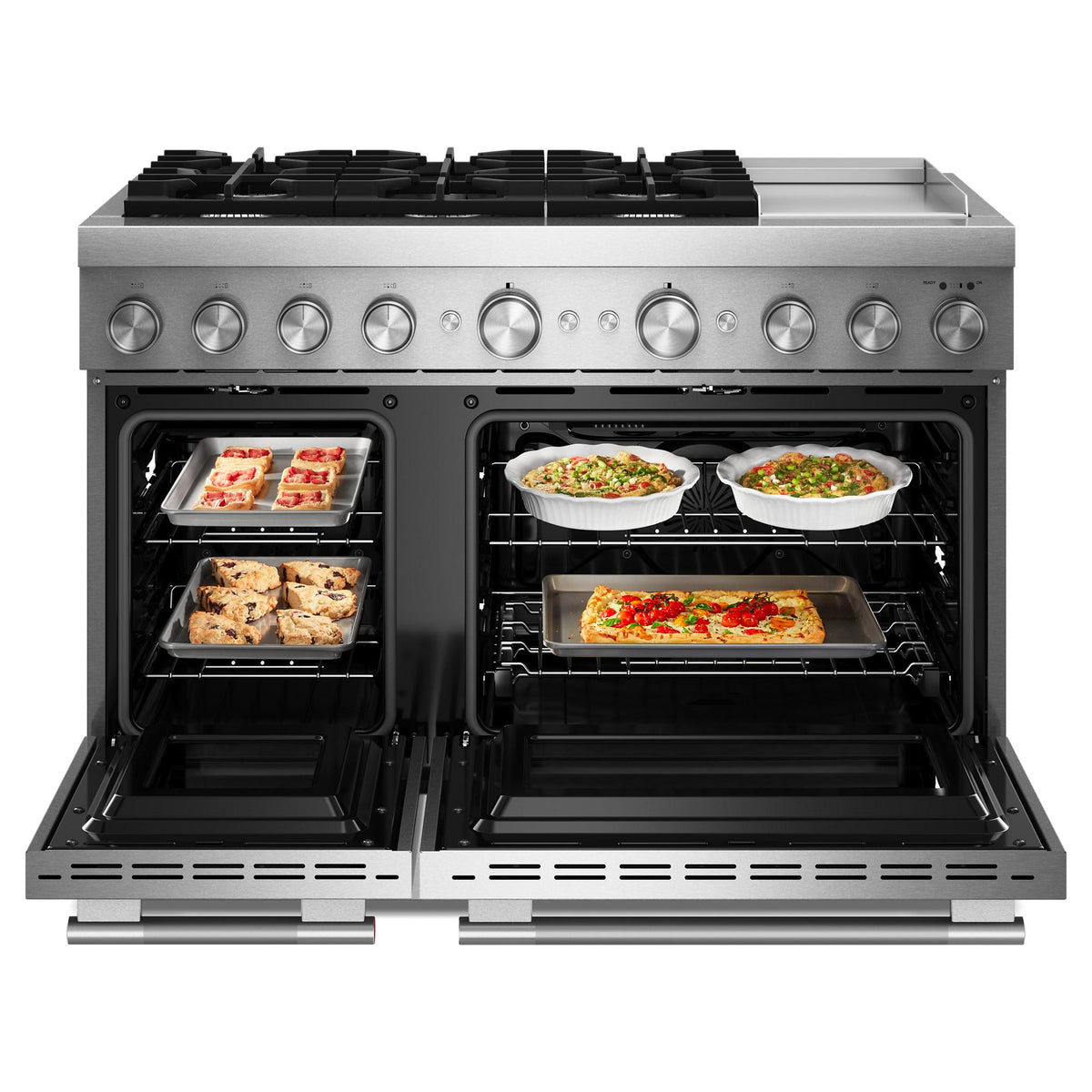 KitchenAid Stainless Steel Slide-In Range (6 cu. ft.) - KFDD948SSS