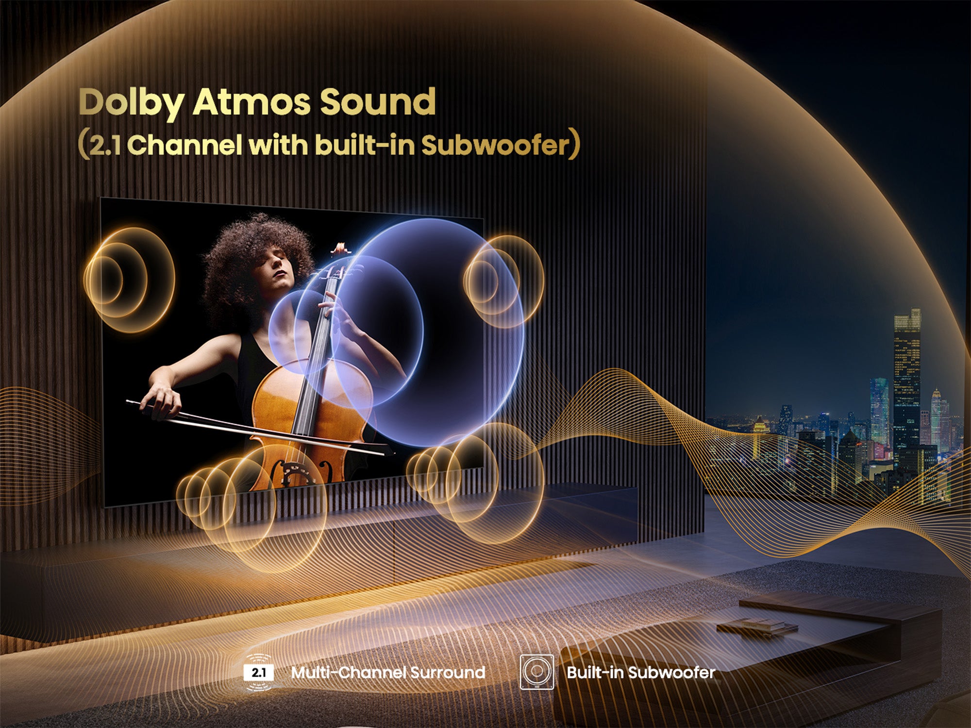 Hisense 100" 4K Smart Mini-LED QLED TV - 100U68QF--