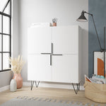 Velling Low Cabinet - White