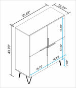 Velling Low Cabinet - White