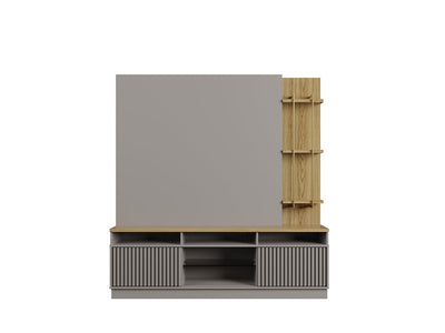 Norup 71" Entertainment Centre - Grey Gloss