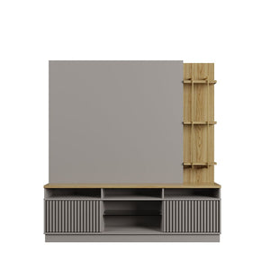 Norup 71" Entertainment Centre - Grey Gloss