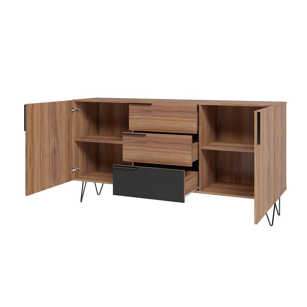 Velling 63" Sideboard - Brown/Black