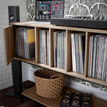 Cooper Media Credenza/DJ Stand - Walnut