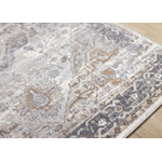 Elegant Traditional Area Rug - Grey Brown - 8' X 11'