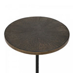 Auren Round Side Table - Bronze
