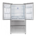 Forno Moena Stainless Steel Counter-Depth French Door Refrigerator (19.2 Cu. Ft.) - FFRBI1820-36SB
