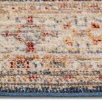 Salsa Medallion Outdoor Rug - 5' x 7' - Red/Blue