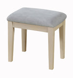 Campbell Vanity Table Set - White