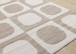 Logan Contemporary Modern Area Rug - 8' X 11' - Beige/Cream
