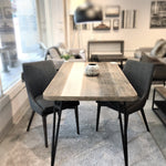 Vellaro Side Chair - Dark Grey - Set of Two