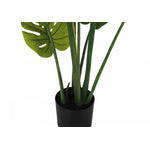 45" Monstera Plant With 6" Black Pot - Green
