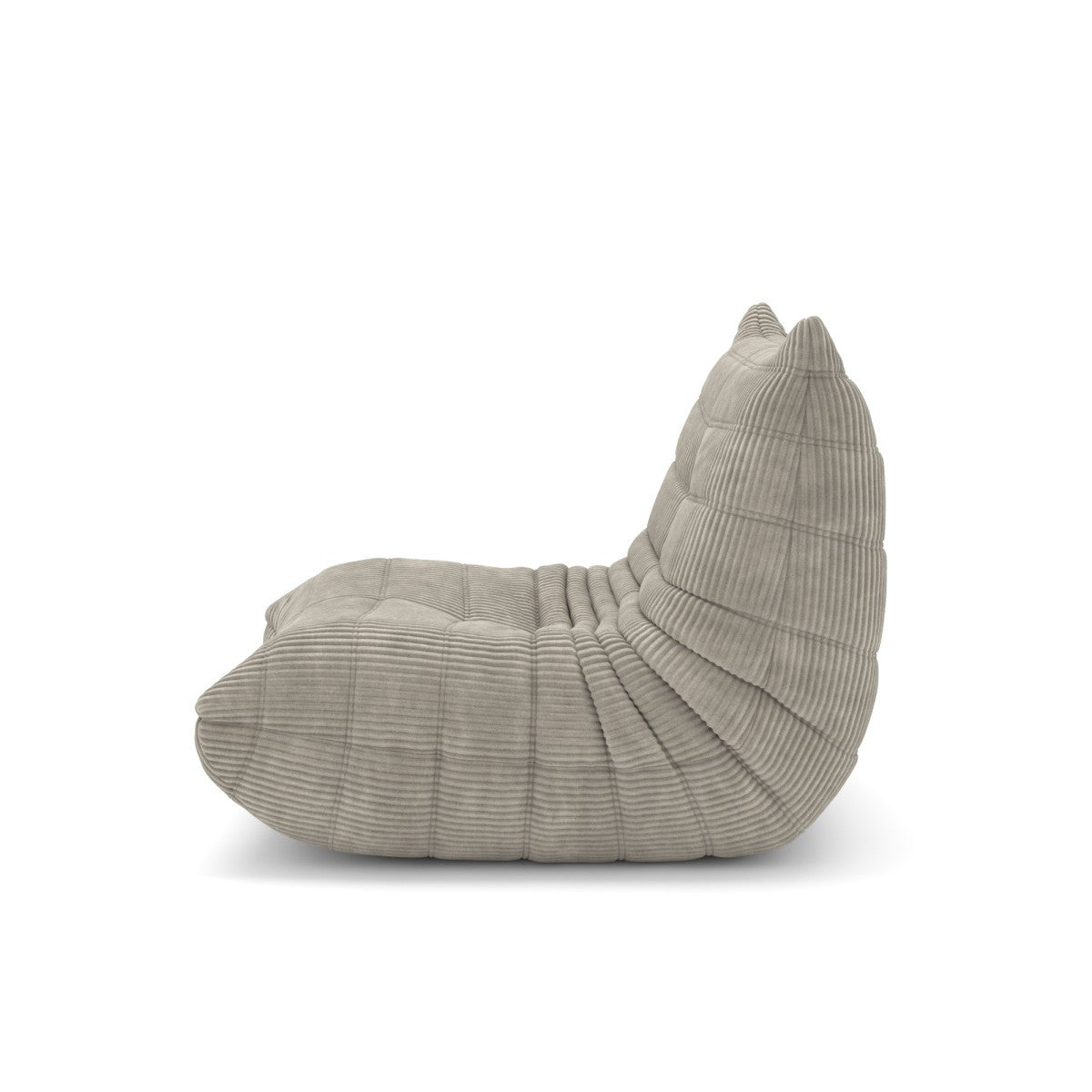 Tobias All-Foam Armless Chair - Beige