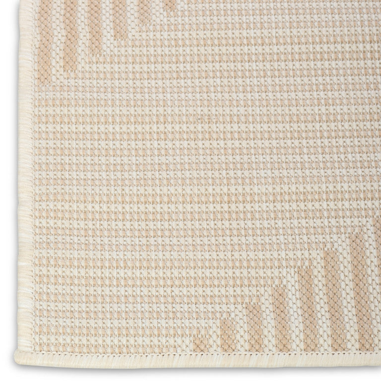 Cabana Diamonds Indoor/Outdoor Rug - 6' x 9' - Beige