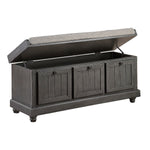 Woodwell Bench - Dark Grey