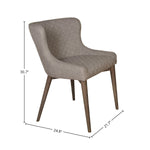 Lunvik Dining Chair - Light Grey - Set of Two