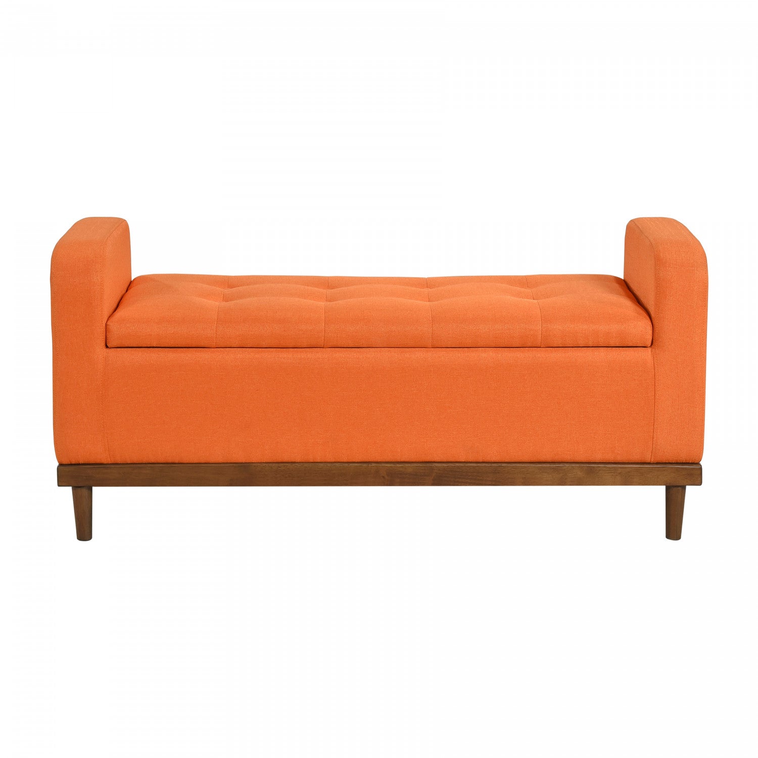 Elayne Ottoman Bench - Orange