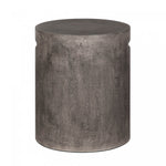 Gavrin Round Side Table With Handle - Dark Grey