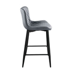 Nya Counter Stool - Grey - Set of Two