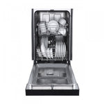 Forno Polo 18" Black Built-in Front Control Dishwasher (52 dBa) - FDWBI8041-18BLK