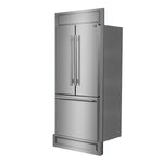 Forno Gallipoli 30" 17.5 Cu.Ft. Stainless Steel French Door Refrigerator - FFFFD1974-35MG