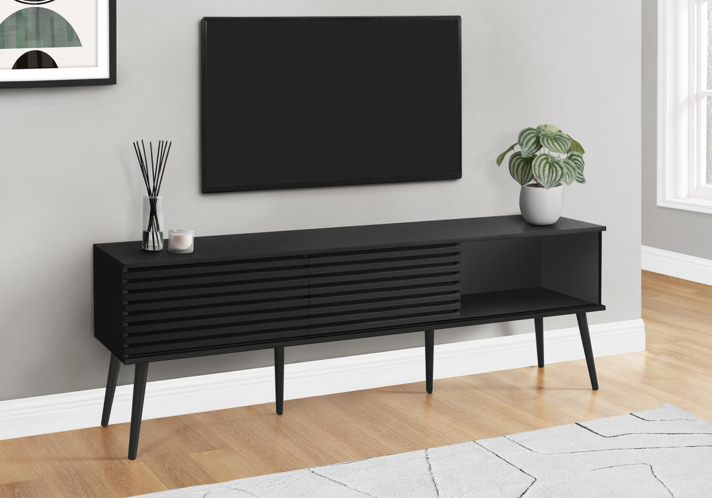 Streamline TV Stand - Black