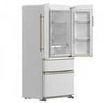 Forno Luigi 33" 18 Cu.Ft. White French Door Refrigerator - FFFFD1791-33WHT