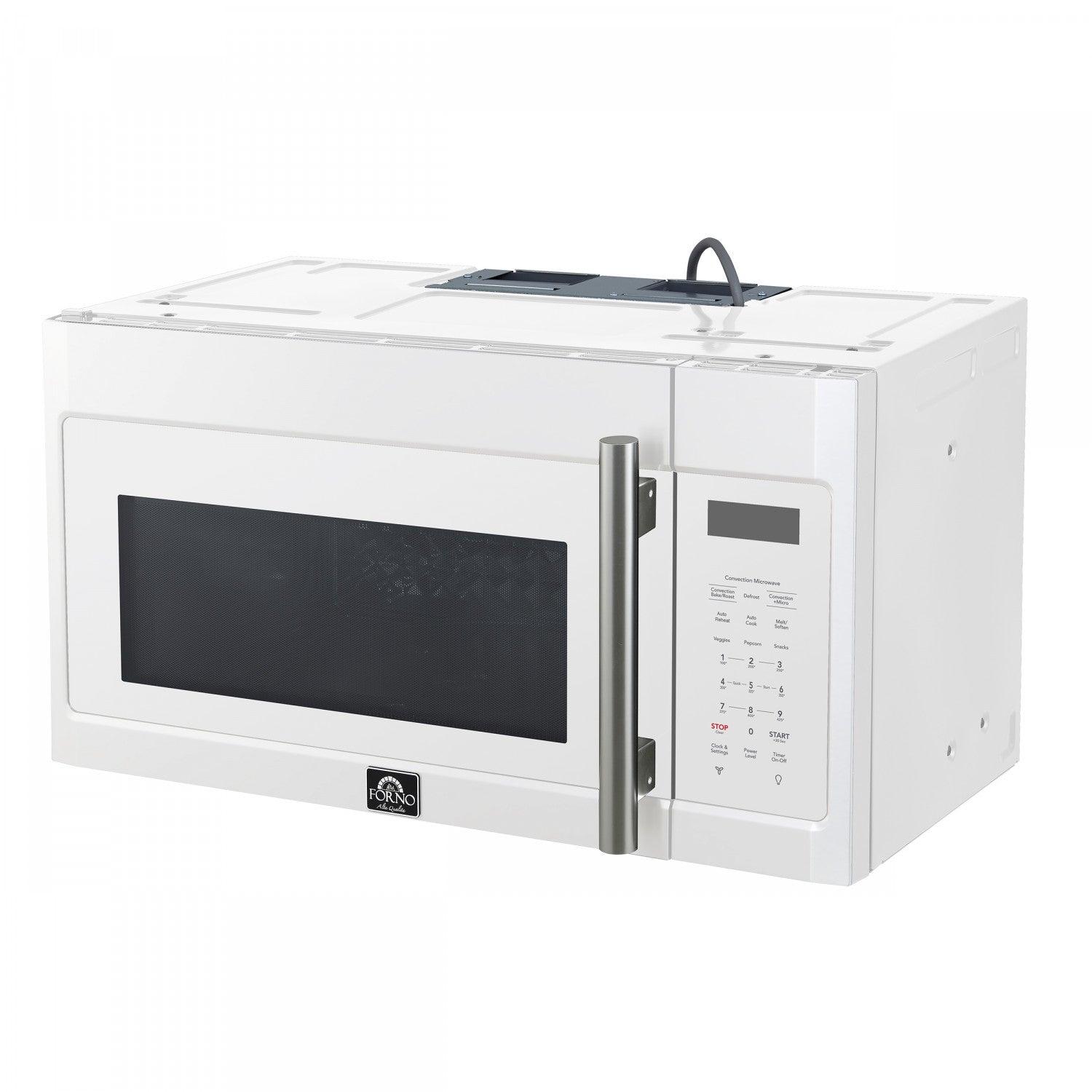 Forno Fornace White 300 CFM Over-the-Range Convection Microwave (1.5 Cu. Ft.) - FOTR3038-30WHT