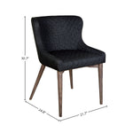 Lunvik Dining Chair - Dark Grey - Set of Two