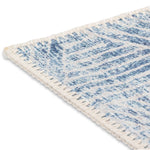 Aura Geometric Rug - 5' x 7' - Blue/White