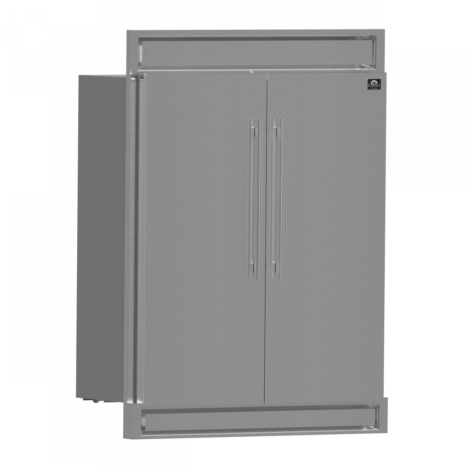 Forno Maderno 60" Stainless Steel 2-piece Built-In Convertible Refrigerator/Freezer (27.2 Cu. Ft.) - FFFFD1722-60S