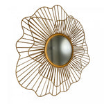 Vadra Flower Mirror - Gold