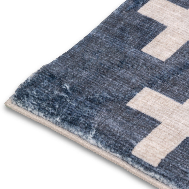 Dreamland Cross Stitch Rug - 4' x 6' - White