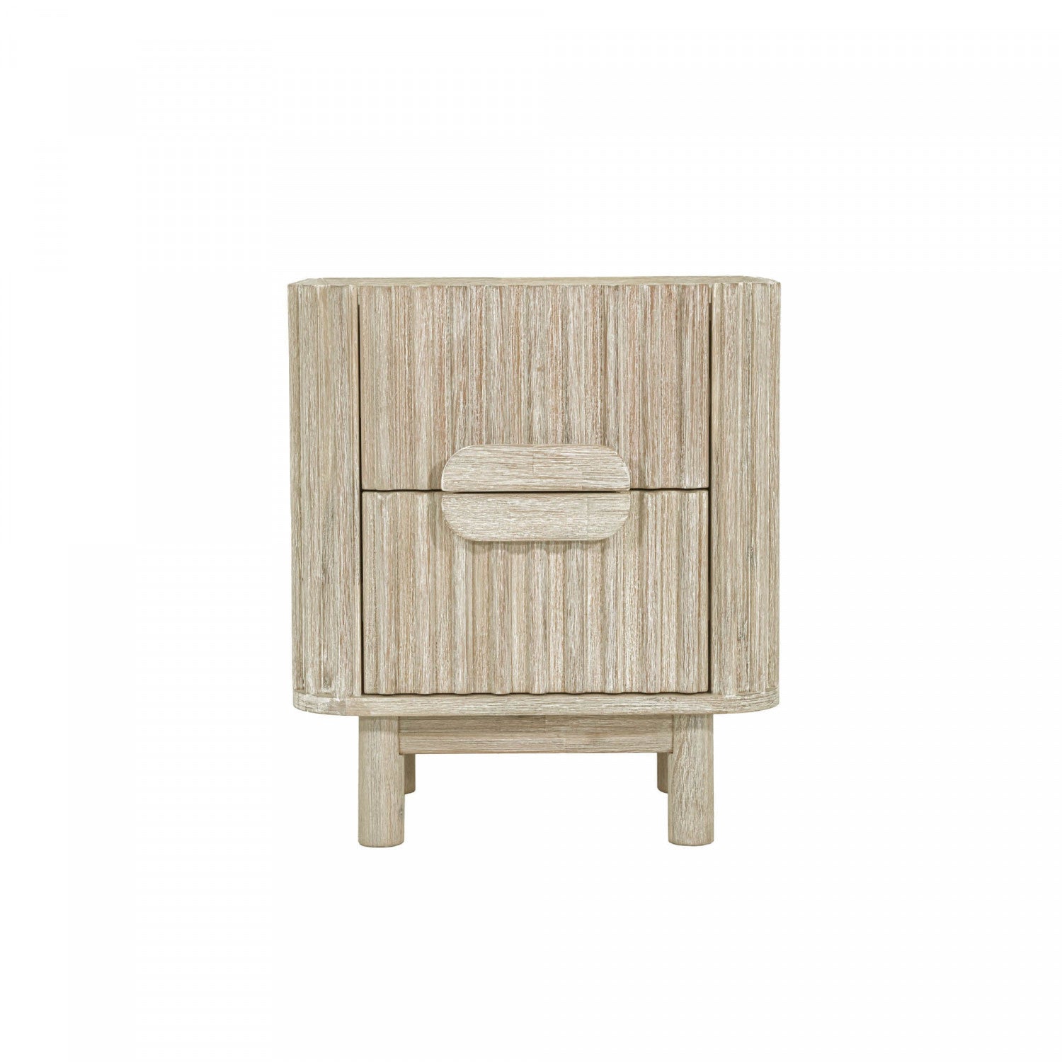 Humbach Night Table - White Washed Natural