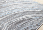 Functional Modern Area Rug - 5' X 8' - Blue/Grey