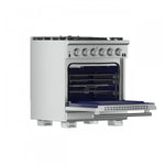 Forno Capriasca 30" Stainless Steel Freestanding Gas Range (4.32 Cu. Ft.) - FFSGS6260-30