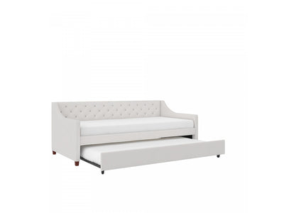 Novogratz Her Majesty Twin Daybed and Trundle - Ivory