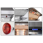 Forno Savona Stainless Steel 36" 1200 CFM Wall Mounted Range Hood - FRHWM5029-36HB