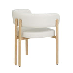 Rhett Dining Chair - Cream/Oak - Set of Two