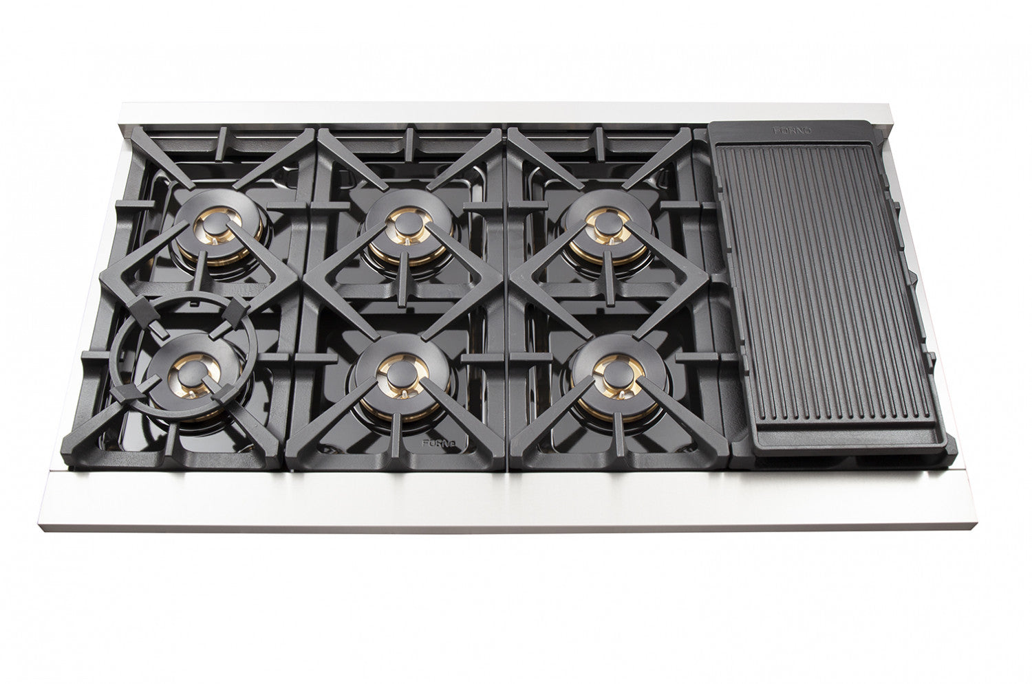 Forno Premium Stainless Steel Kitchen Package with 48" Range and 2 28" Convertible Refrigerator/Freezer - FBDL-019-06CAUS