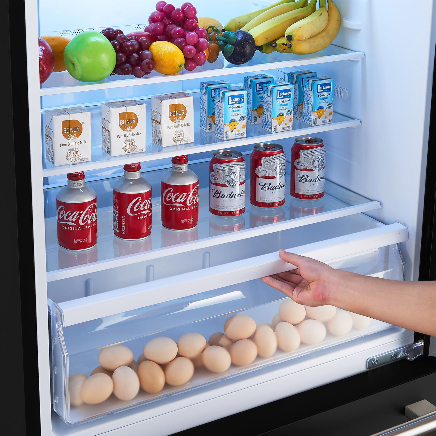Forno Milano 31" Black Bottom Freezer Refrigerator with Right Swing Door (17.2 Cu. Ft.) - FFFFD1785-31BLK